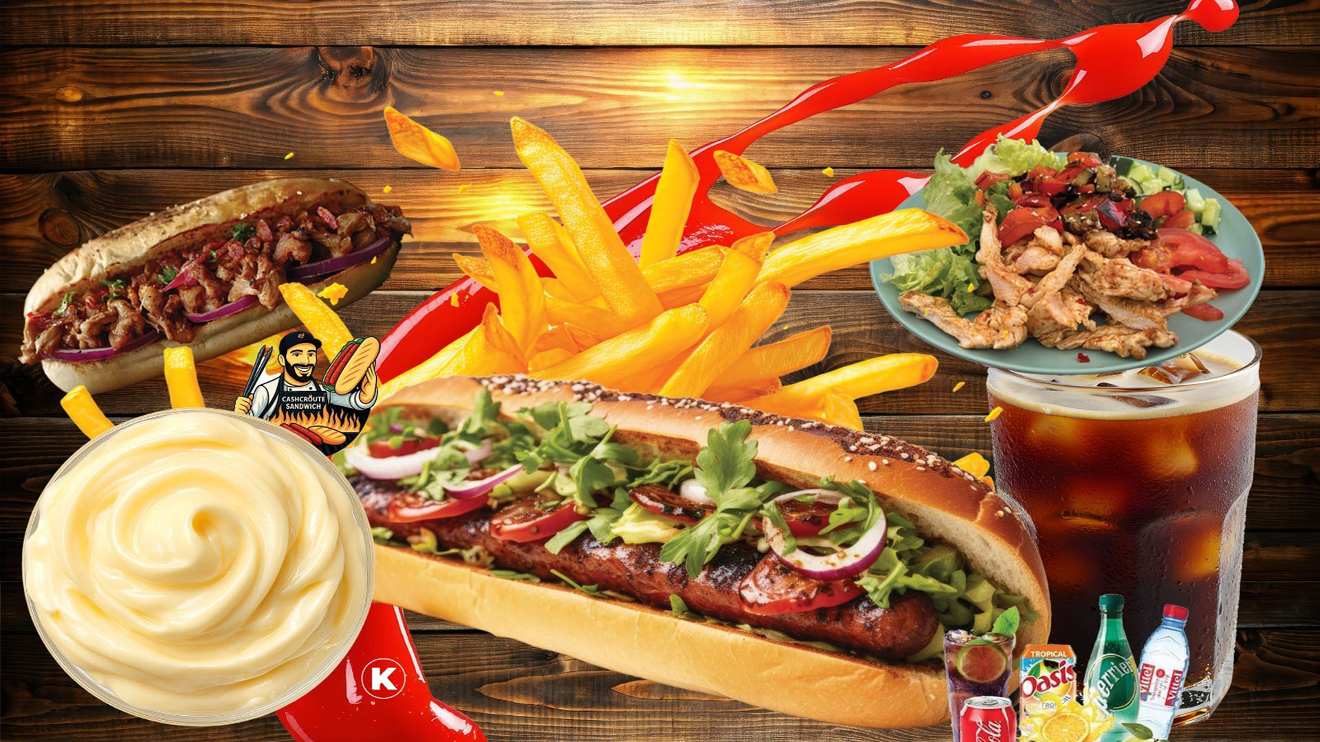 Restaurant Disney Cashcroute Kosher Disneyland livraison cacher